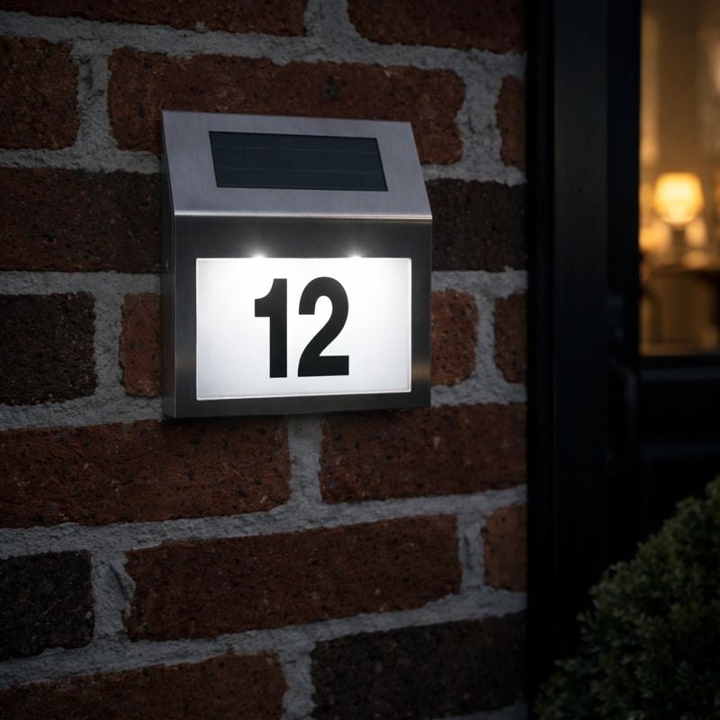 After Dark Solar Address Lights