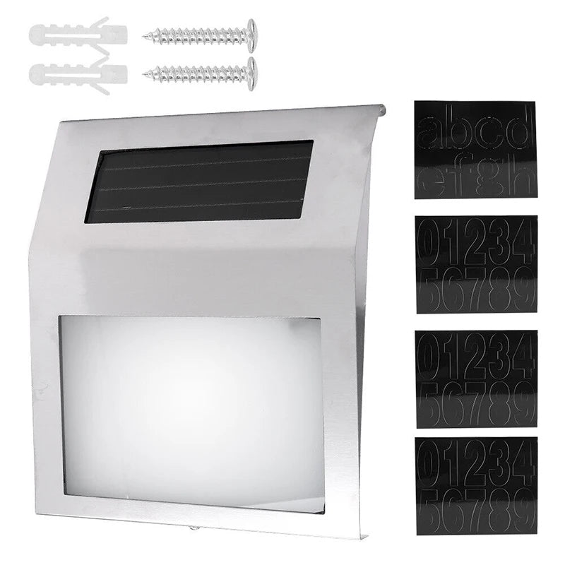 After Dark Solar Address Lights
