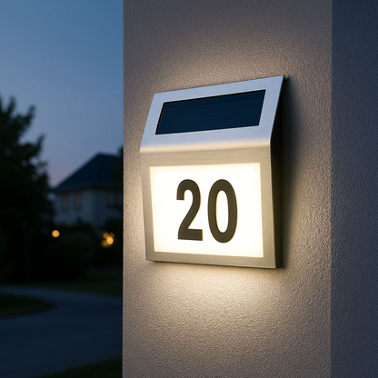 After Dark Solar Address Lights